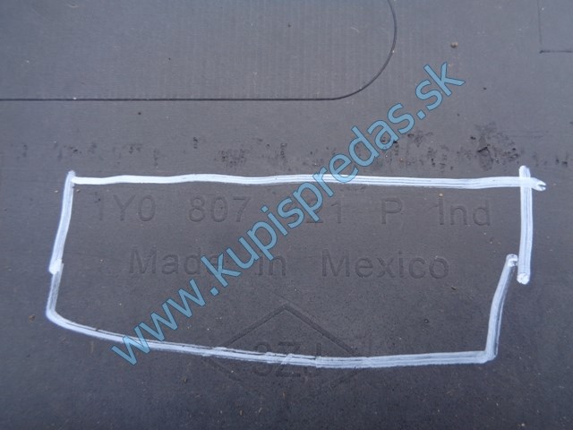 zadný nárazník na vw volkswagen new beetle, 1Y0807421